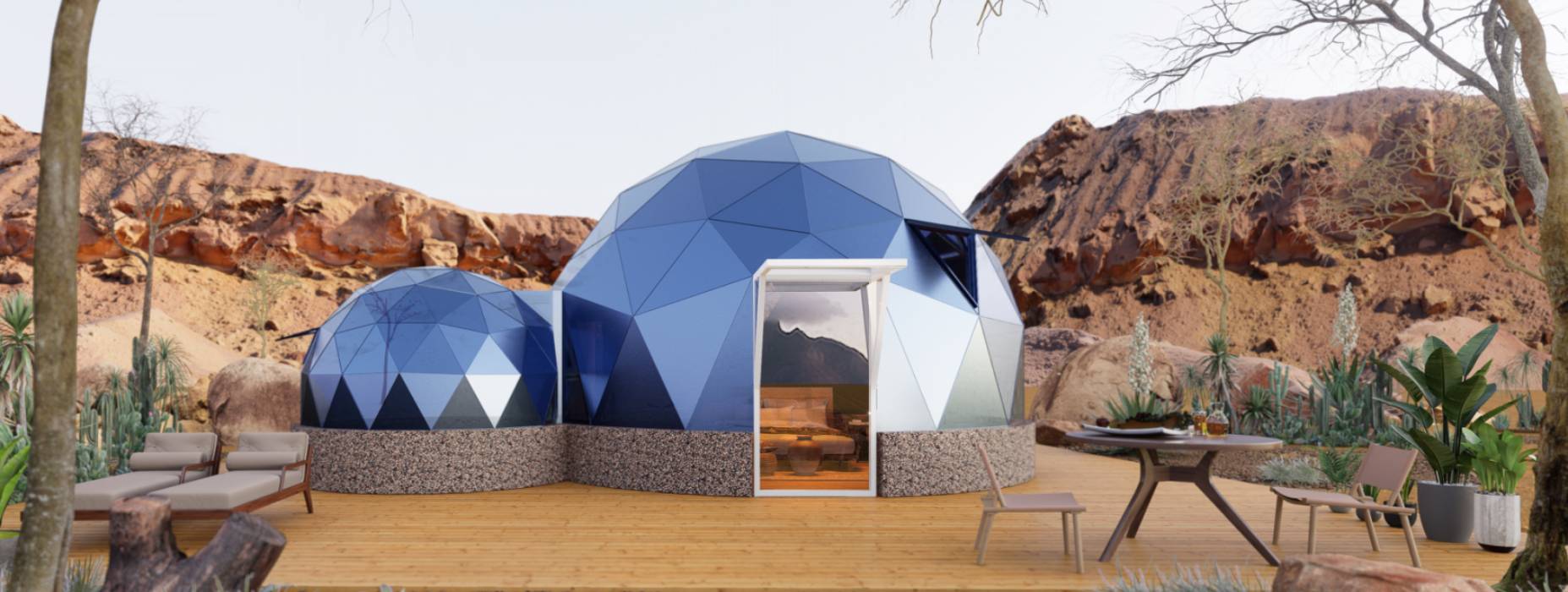 景县球形智能光伏玻璃星空房